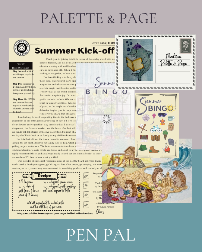 Palette & Page Pen Pal